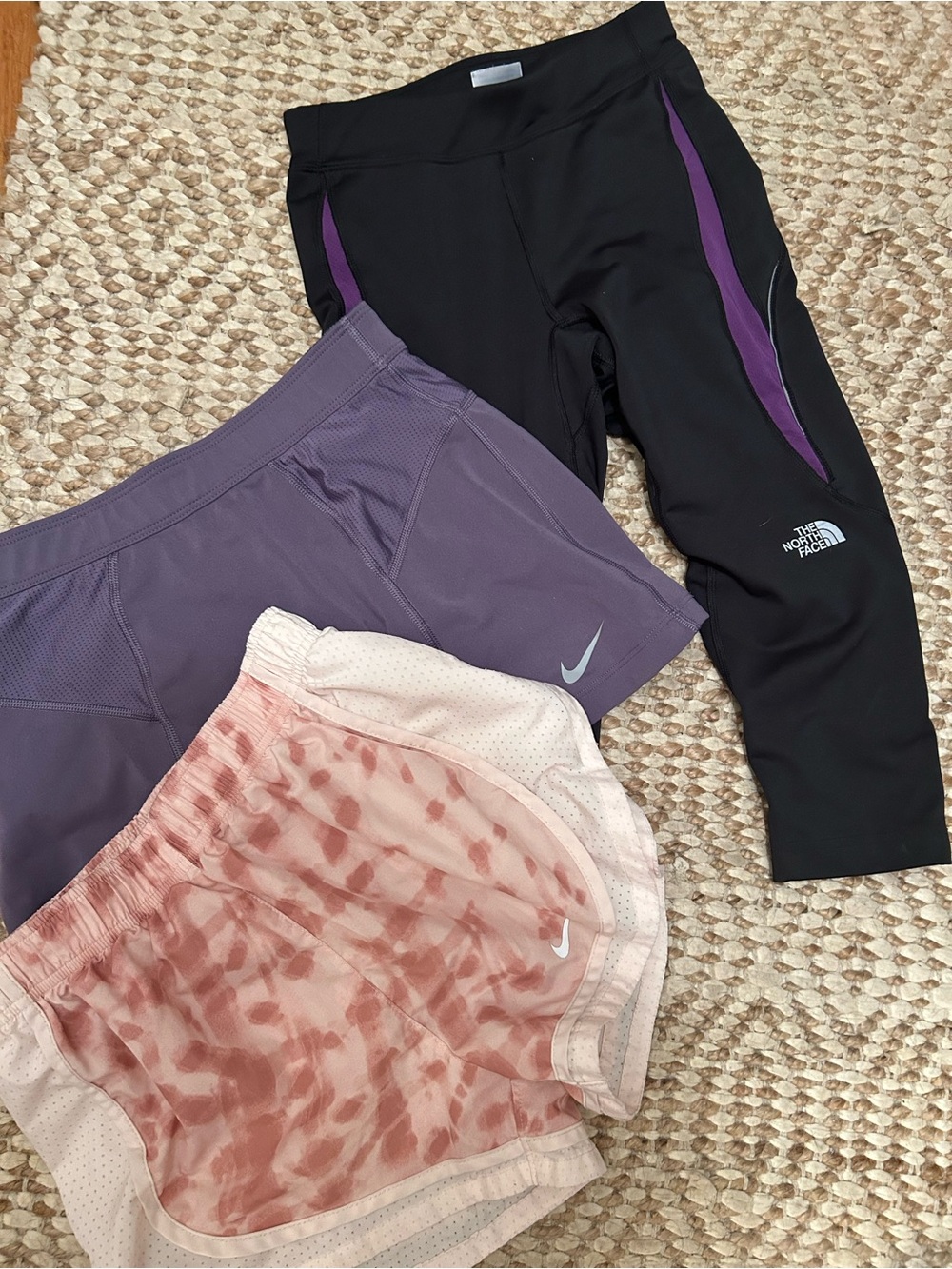 North Face Black Capri Leggings Nike Skort & Nike Shorts